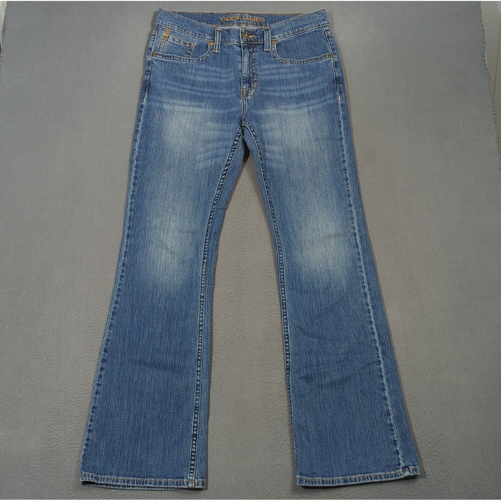 Cody James Jeans Men's 33x34 Blue Duke Relaxed Bootcut Stretch Denim Western
